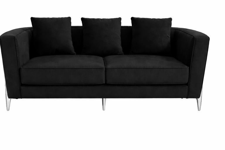 Elizabeth 3 Seat Sofa Black