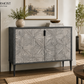 Geometric Pattern Accent Cabinet Uttermost
