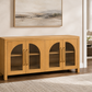 Oak Arch Glass Door Sideboard