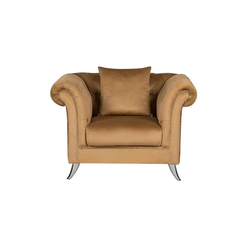 Mia Velvet Sofa Set