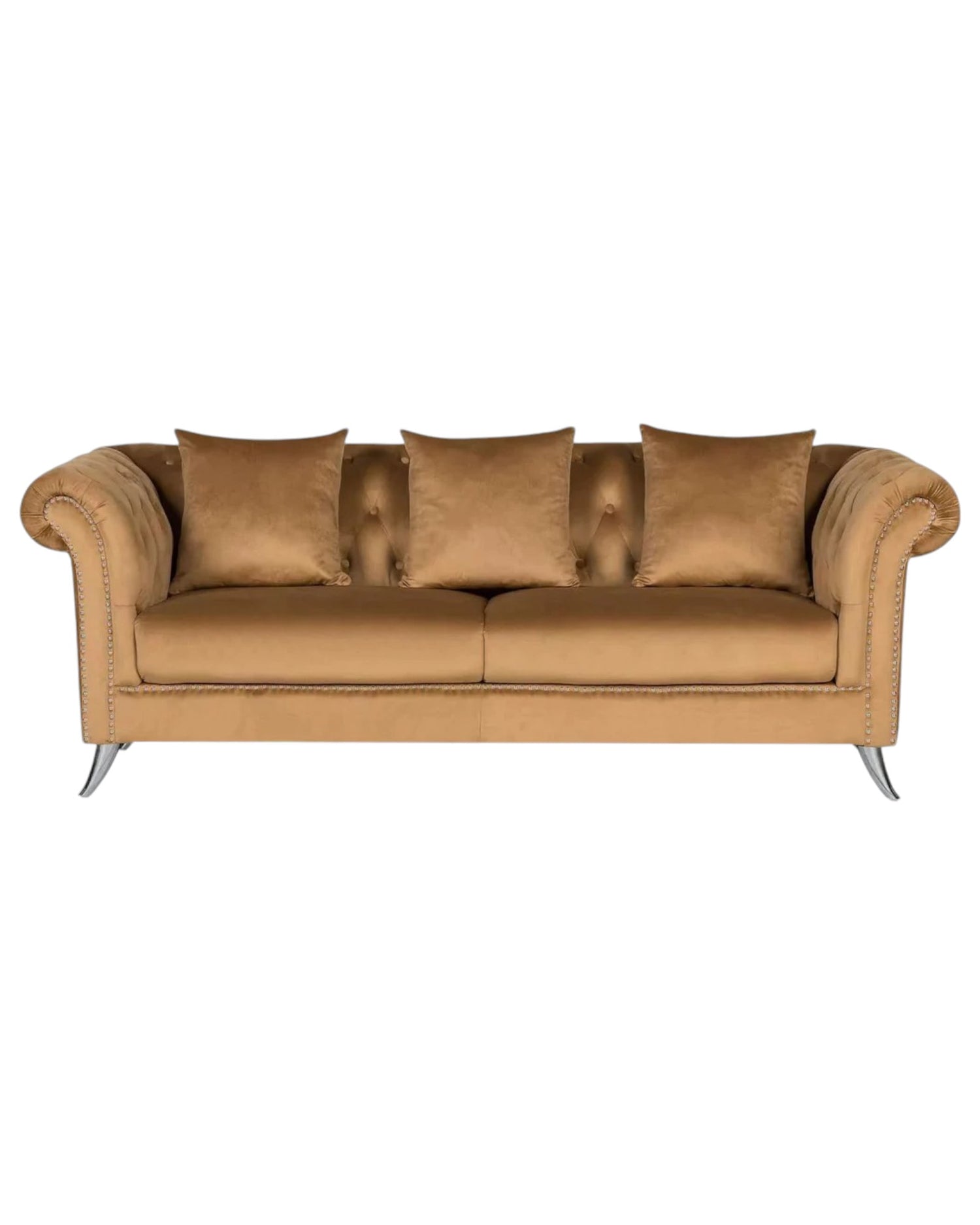 Mia Velvet Sofa Set