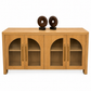 Oak Arch Glass Door Sideboard