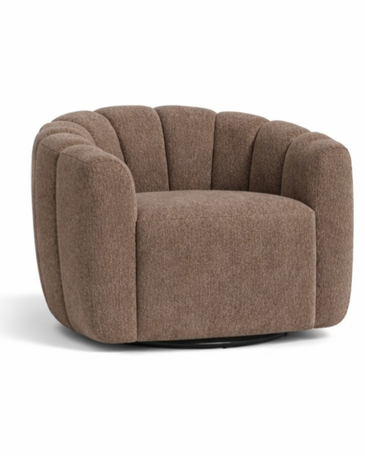Sasha Swivel Chair Coffee