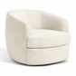 Sloane Swivel Chair Cream