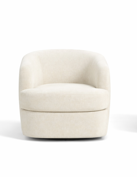 Sloane Swivel Chair Cream