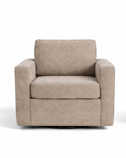 Seth Swivel Chair Brown