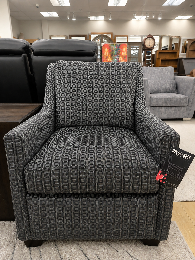 Stone Swivel Chair Decor rest
