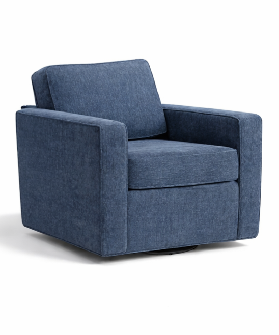 Seth Swivel Chair Navy