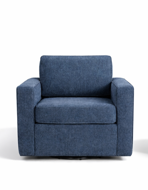 Seth Swivel Chair Navy