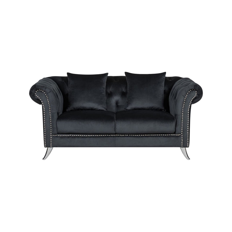 Mia Velvet Sofa Set